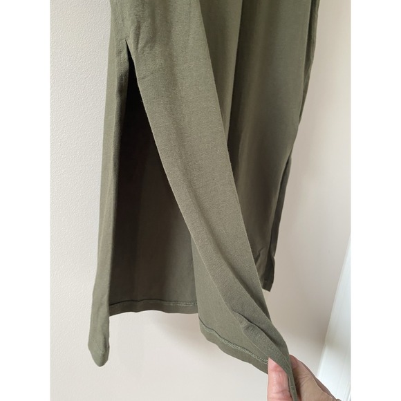 Tuckernuck Pomander Place Gio Maxi Womens XS Green Short Sleeve T-Shirt Dress - Picture 3 of 6